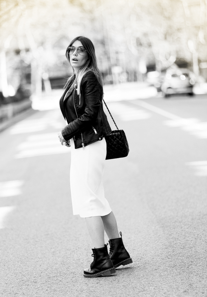 street style barbara crespo white long dress zara outfit fashion blogger blog de moda