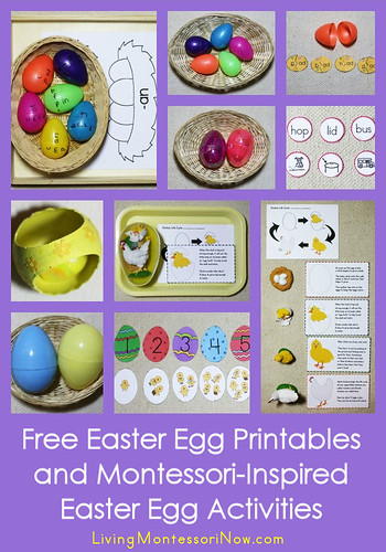  Free Easter Egg Printables and Montessori-Inspired Easter Egg Activities