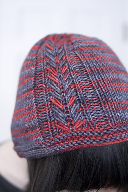 Quoth by Alexandra Tinsley - knitted hat pattern 