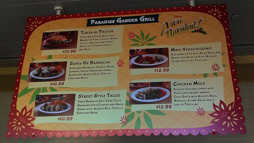 Paradise Garden Grill Limited Time Mexican Menu