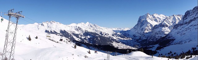 panorama in Kleine Scheidegg