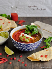 Vegetarian Fajita Soup