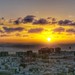 Espectacular amanecer desde El Mirador de Cuatro Cañones en Las Palmas de Gran Canaria