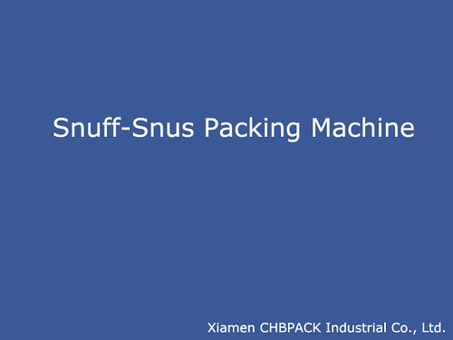 Swedish Snus manufacturing