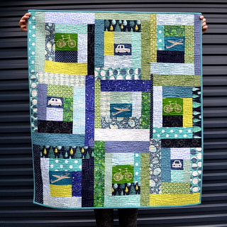 Planes, Cars and Bikes Quilt