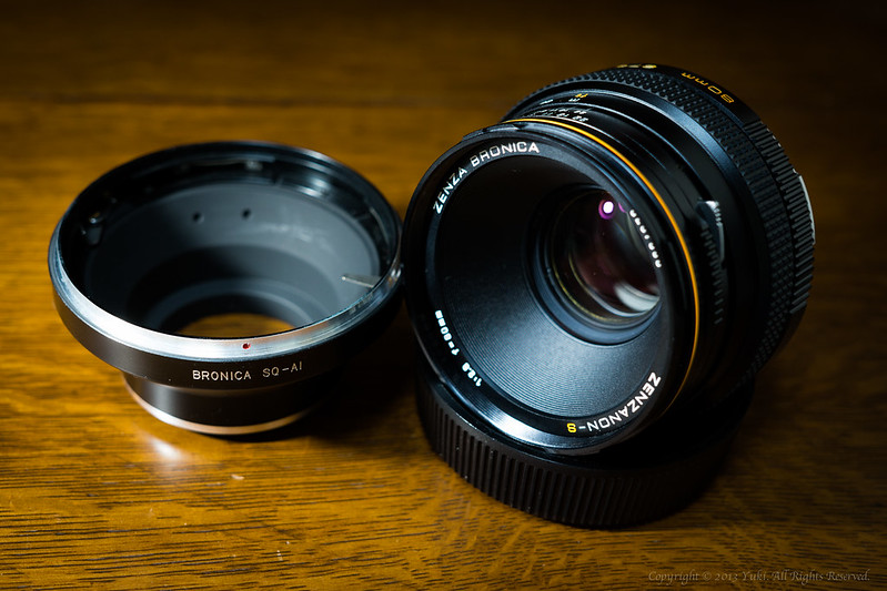 Bronica SQ Lens For Nikon F Mount Adapter