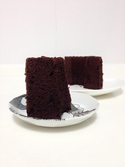 Valrhona dark chocolate chiffon cake