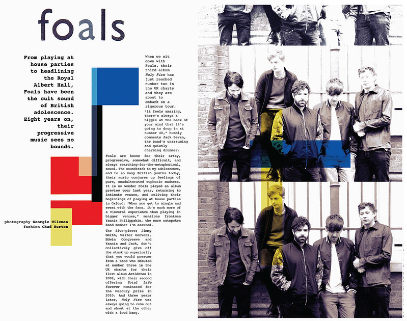 The Foals / 1883 Magazine, May 2013