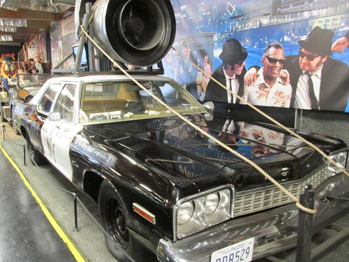 The Blues Mobile from the 1980 movie "The Blues Brothers".  The Volo Antique Auto Museum.  Volo Illinois.  June 2013. by Eddie from Chicago