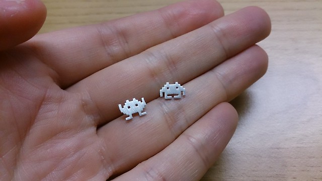 Space Invader Earrings