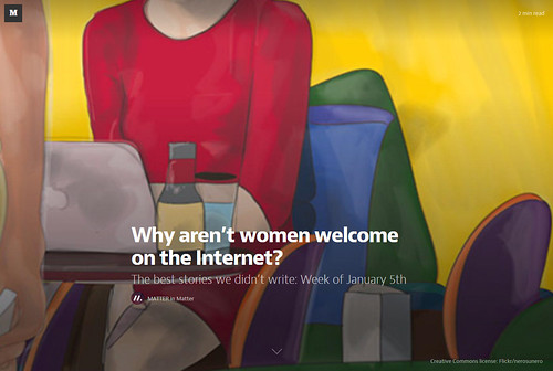 Why aren’t women welcome on the Internet? cover by nerosunero by nerosunero
