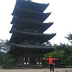 Clare and a 5 Story Pagoda