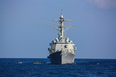 US Navy Ships at Sea