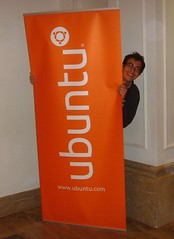 Me, behind Ubuntu