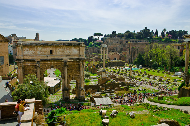 view over Forum Romanum