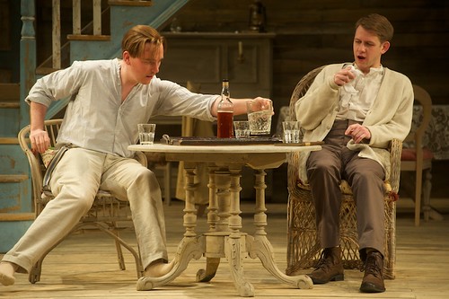 Adam Best as Jamie Tyrone and Timothy N.Evers as Edmund Tyrone in the Royal Lyceum's 2014 production of Long Days Journey Into Night. Photo © Alan McCredie