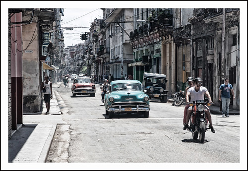 straatbeeld Havanna by hans van egdom