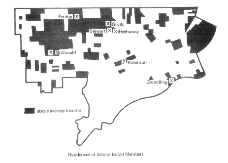 Detroit Map showing school board member bias