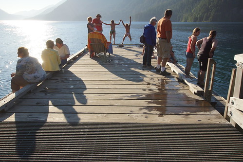 090_Olympic NP_072913_Swimming Pier at Lake Crescent