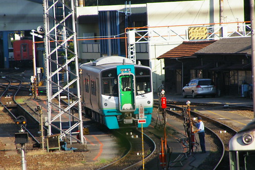 JR Shikoku 1500 series(7th version) in Tokushima.Sta, Tokushima, Tokushima, Japan /Aug 14, 2013