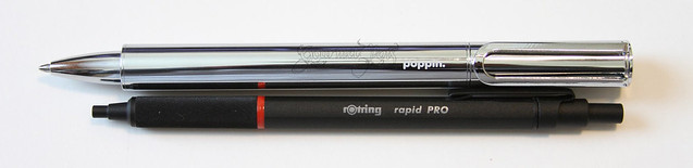 @poppin The Main Attraction Silver Pen With Magnetic Cap With rOtring
