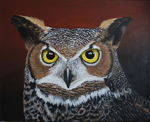 Great Horned Owl by Sid's art