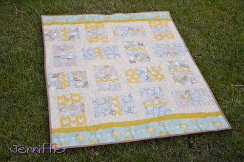 Timber and Leaf Low volume quilt