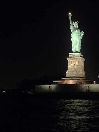 The Statue of Liberty at Night