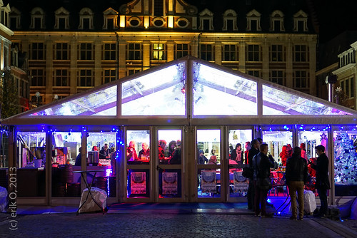 Opening Schaatsbaan Oude Markt Leuven