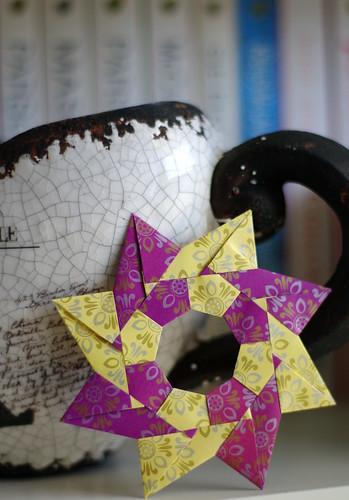 Modular Origami Wreath