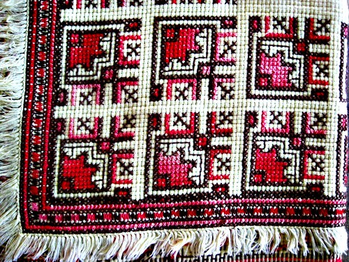 mums cross stitch circa early 1970s by Poppie_60