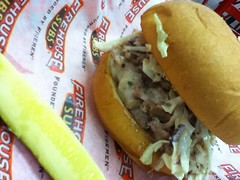 King's Hawaiian pork & slaw sandwich