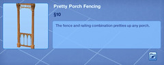 Pretty Porch Fencing