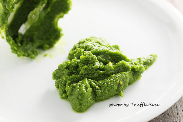 四季豆和開心果青醬 Green beans with pistachio pesto-20131206