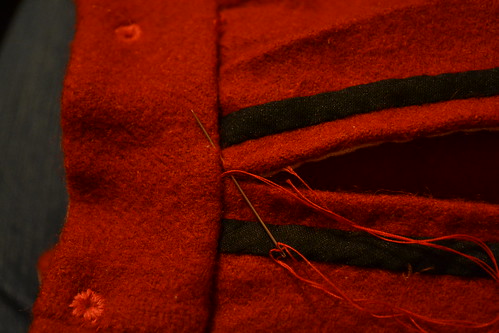 Pants Pocket, Red Men's Outfit, from 1560's Italy, based heavily on Moroni portraits on MorganDonner.com