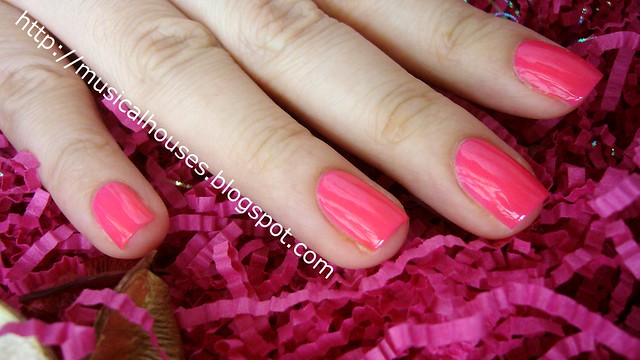 Neon Hot Pink Nail Polish Hand Mixed by Gr8 Nails 