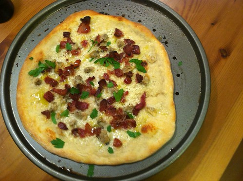 Clam and Bacon Pizza - Beth