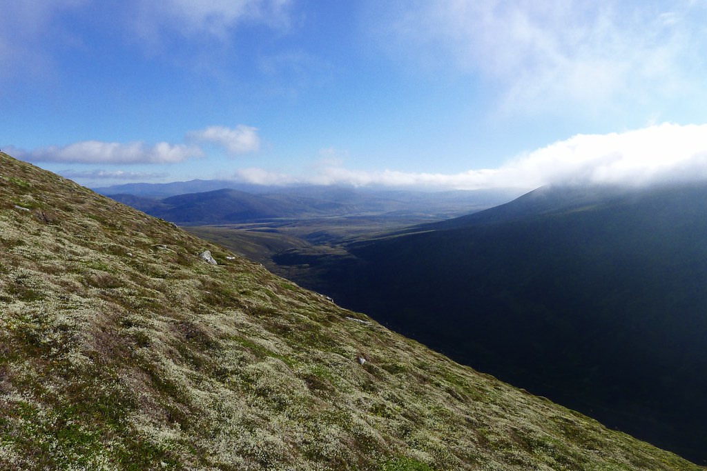 North from Meall Cuaich