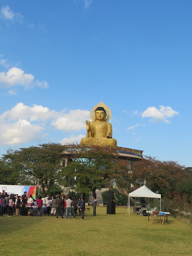 Big Gold Buddha at Hongbeopsa Temple