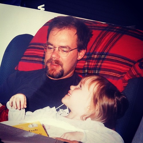 Packing for Africa and coming across a lot of great old pictures including this sweet one of @annachrys and her daddy. #memories #daddyandhisgirl #childofthenineties