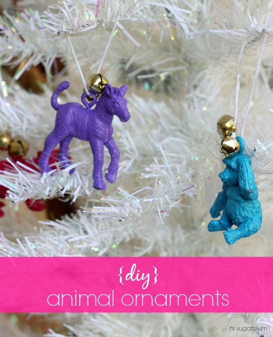 Hi Sugarplum | DIY Animal Ornaments