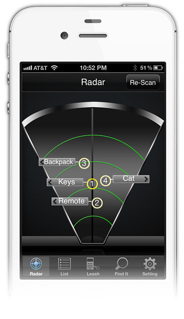 iphone radar のコピー