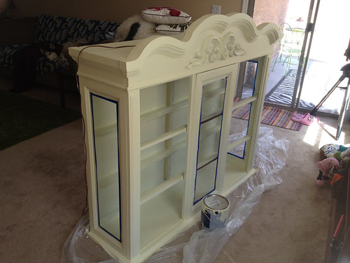 Painting Cabinet by Heather Says