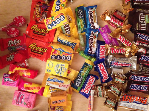 roygbiv of candy