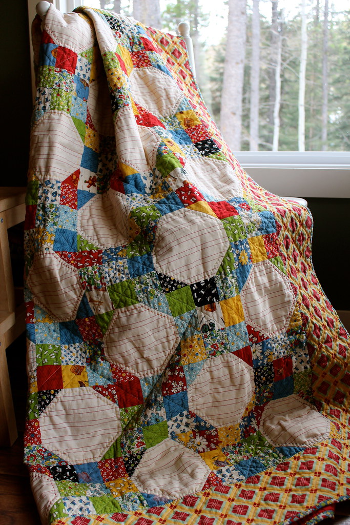American Jane Snowball 9 Patch Quilt