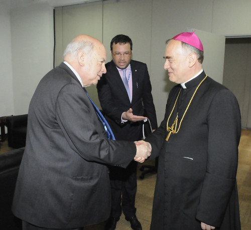 Secretario General Insulza se reunió con Observador Permanente de la Santa Sede ante la OEA