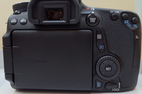 Canon EOS 70D back
