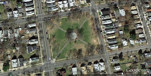Chatham Square (via Google Earth)