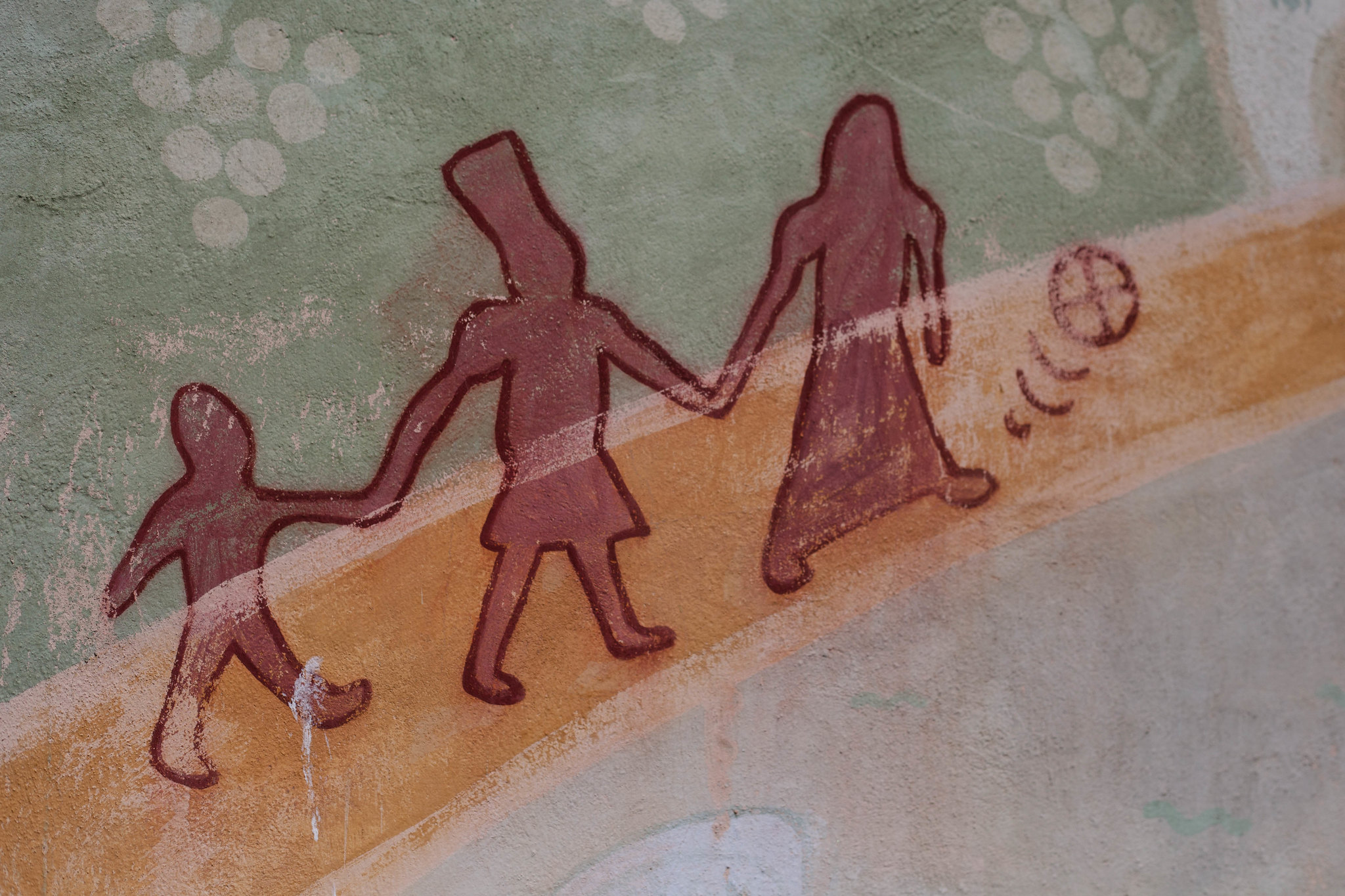 Detail from a mural in Turku.