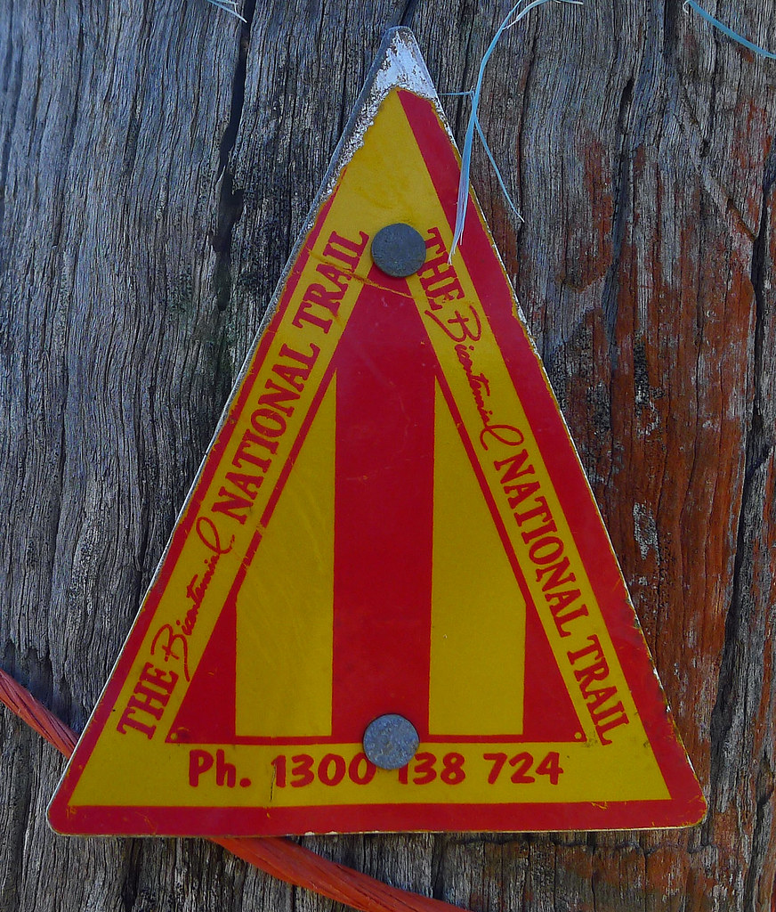 Bicentennial Trail Marker on Campsite Road
